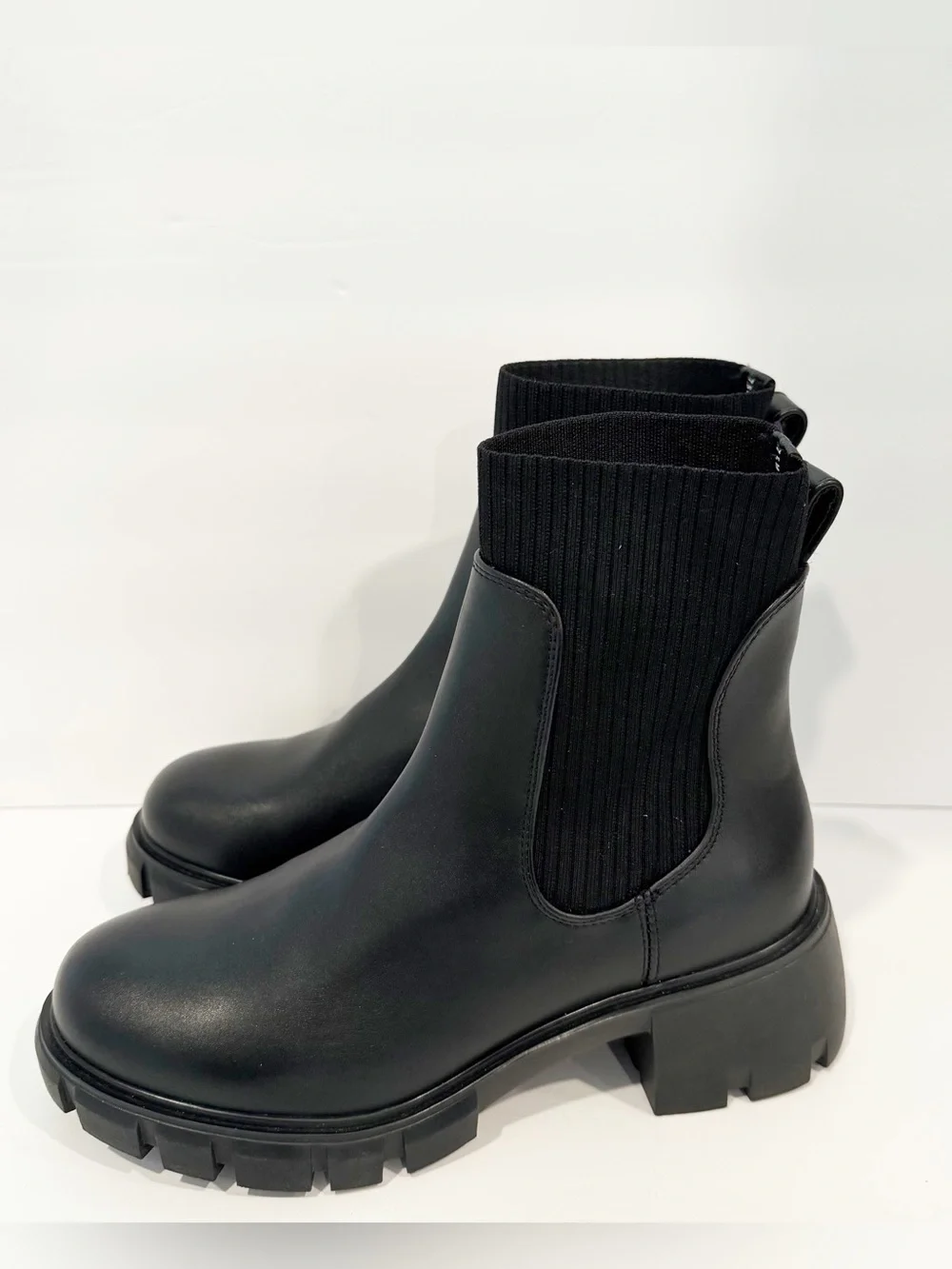 Steve Madden Hutch Black Ankle Boots Women's US 7.5
